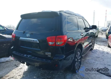 2014 Toyota Sequoia Platinum 5.7L V8 from USA, damaged, VIN 5TDDW5G10ES104780
